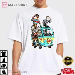 Halloween Horror Movie Characters Unisex T Shirt 2