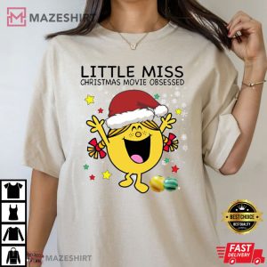 Little Miss Christmas Holiday Gifts For Her T Shirt 1