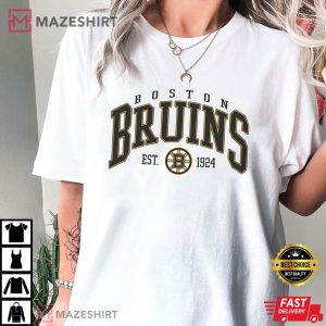 Boston Bruins Hockey Fan Vintage T Shirt 1