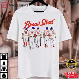 Broad Street Bombers Philadelphia Phillies NLCS Champions 2022 World Series T-Shirt