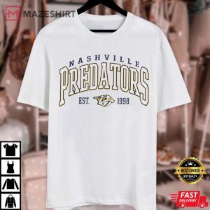 Nashville Predators Hockey Fan Vintage T Shirt 3