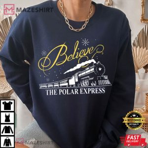 Believe Polar Express Christmas Family Unisex T Shirt 1