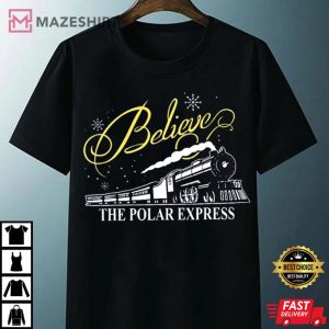 Believe Polar Express Christmas Family Unisex T Shirt 4