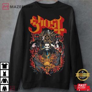 Ghost Metal Band Tour 2022 T Shirt 4