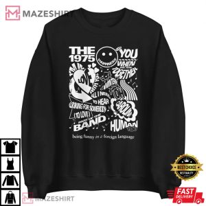 The 1975 Album Tracklist Being Funny in a Foreign Language BFIAFL T Shirt 2