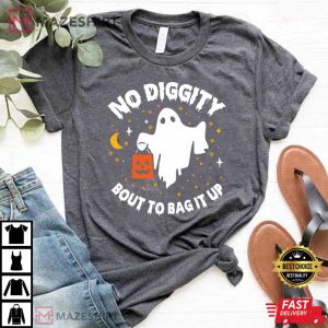 No Diggity Bout To Bag It Up Halloween Rap Hip Hop Retro T Shirt 3