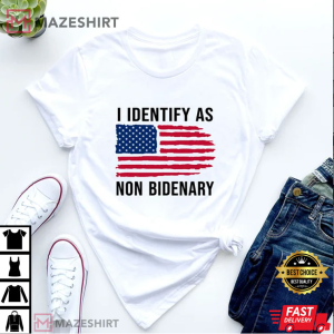 I Identify As Non Bidenary Trending T Shirt 1