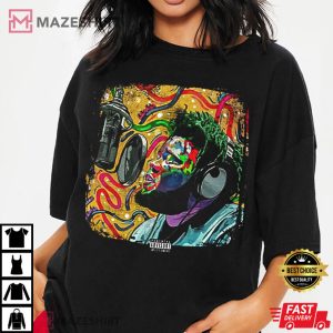 Rod Wave Fan Beautiful Mind Album Stone Rolling Rap T Shirt 1