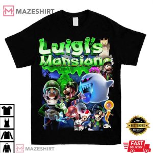Luigis Mansion Video Game Nintendo EAD Unisex T shirt 4