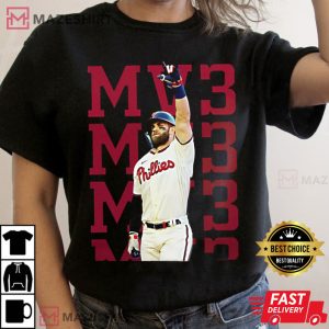 Bryce Harper MVP Philadelphia Phillies T-Shirt