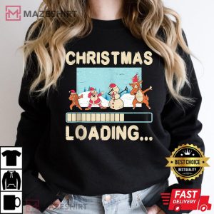 Christmas Loading Santa Claus T Shirt 2