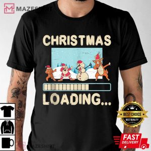 Christmas Loading Santa Claus T Shirt 3