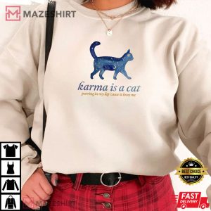 Karma Is A Cat Midnights New 10th Album T Shirt 3
