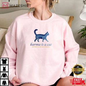 Karma Is A Cat Midnights New 10th Album T Shirt 4