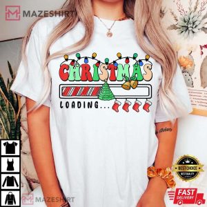 Loading Holiday Christmas Trees Lights Funny T Shirt 4
