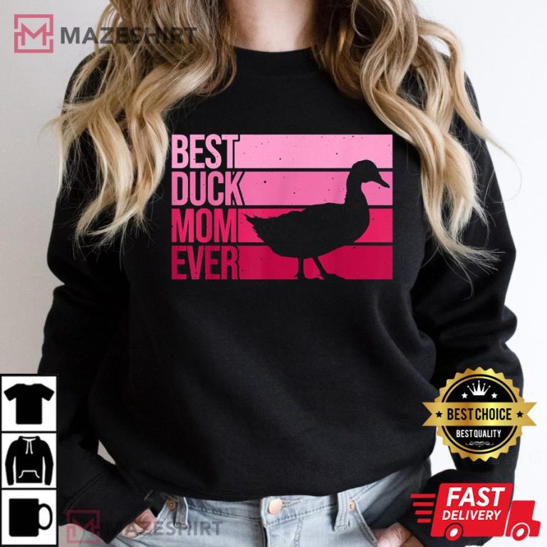 Funny Duck Mom Art For Mother’s Day Duck Lovers T-Shirt