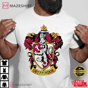 Gryffindor Wizard House Harry Potter T Shirt 3