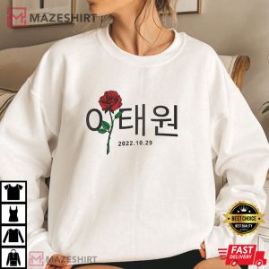 Pray For Itaewon Korea Halloween 2022 T Shirt 4