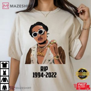 Takeoff Rest In Peace RIP Migos Quavo Offset Rap The Last Rocket Merch T Shi 3
