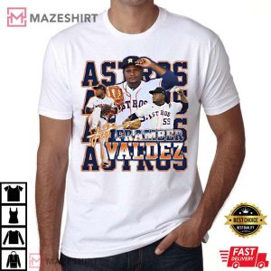 Houston Astros Baseball 2022 Framber Valdez T Shirt 1