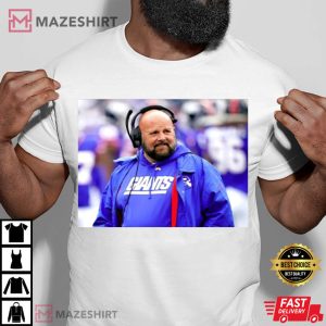 New York Giants Brian Daboll Football T Shirt 3