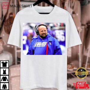 New York Giants Brian Daboll Football T Shirt 4