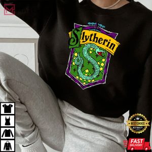 Slytherin House Wizard School Harry Potter T Shirt 4