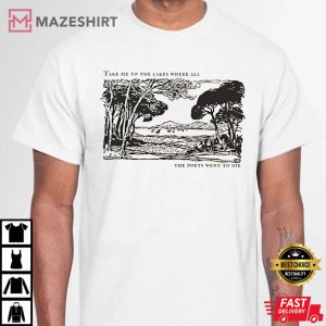 The Lakes Folklore Autumn Leaves Fall Aesthetic Vibe T Shirt 2