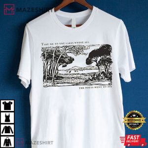 The Lakes Folklore Autumn Leaves Fall Aesthetic Vibe T Shirt 3