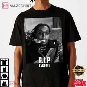 Takeoff Rest In Peace RIP Rapper Hip Hop T Shirt 2