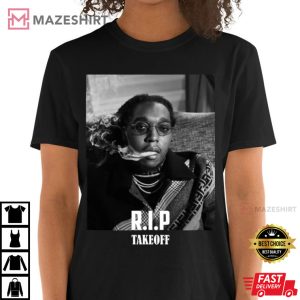 Takeoff Rest In Peace RIP Rapper Hip Hop T Shirt 3