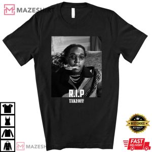 Takeoff Rest In Peace RIP Rapper Hip Hop T Shirt 4