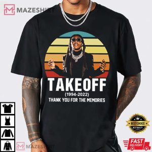 Takeoff RIP 1994 2022 Rapper Migos Vintage T Shirt 3