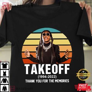 Takeoff RIP 1994 2022 Rapper Migos Vintage T Shirt 4
