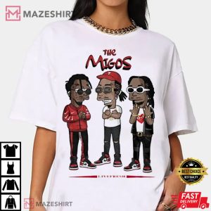Takeoff RIP Migos Quavo Offset Rapper Merch 90s Retro T Shirt 3
