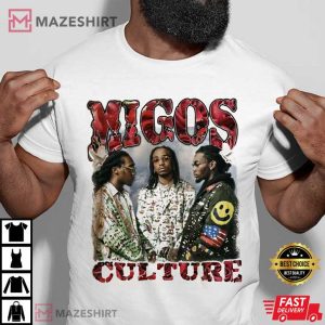 Takeoff RIP Migos Quavo Offset Rapper Merch 90s Retro T Shirt 1 1