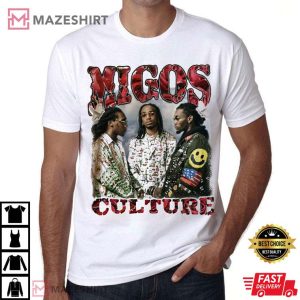 Takeoff RIP Migos Quavo Offset Rapper Merch 90s Retro T Shirt 3 1