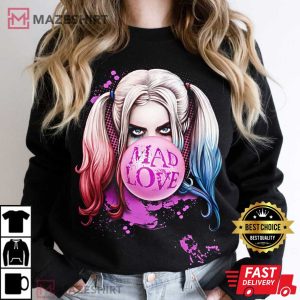 Harley Quinn Birds Of Prey Mad Love Halloween T Shirt 1