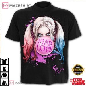 Harley Quinn Birds Of Prey Mad Love Halloween T Shirt 3