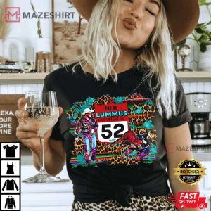 LUMMUS Diamond L Collection Serape Backnumber Steer Wrestler NFR T Shirt 2