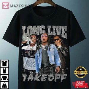 Migos Takeoff YRN Long Live Concert Quavo Huncho Offset Unisex T Shirt 4