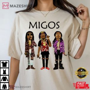 Migos Takeoff Rest In Peace RIP Quavo Offset Vintage T Shirt 1