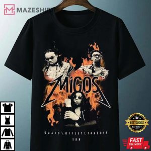 Migos Takeoff Rest In Peace RIP Quavo Offset Rapper Vintage 4