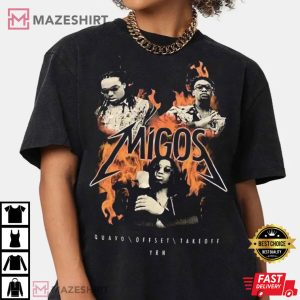 Migos Takeoff Rest In Peace RIP Quavo Offset Rapper Vintage