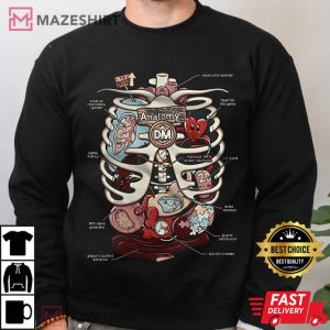 The Anatomy Of The DM DND Gift GM Dungeons Dragons T Shirt 3