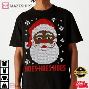 Christmas Black Santa Xmas Funny T-Shirt