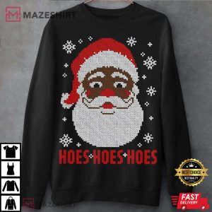 Christmas Black Santa Xmas Funny T-Shirt