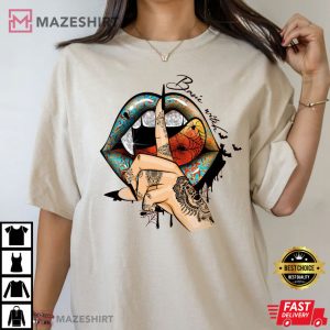 Vampire Lips Funny Halloween Party Cute T Shirt 1