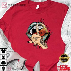Vampire Lips Funny Halloween Party Cute T Shirt 2