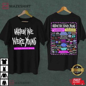 When We Were Young Festival 2022 WWWY Las Vegas Merch Elder Emo T-Shirt